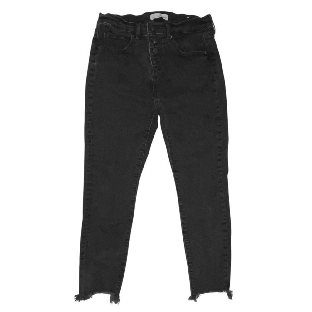 Loft Women’s Black Button-Fly Skinny Jeans | Size 27